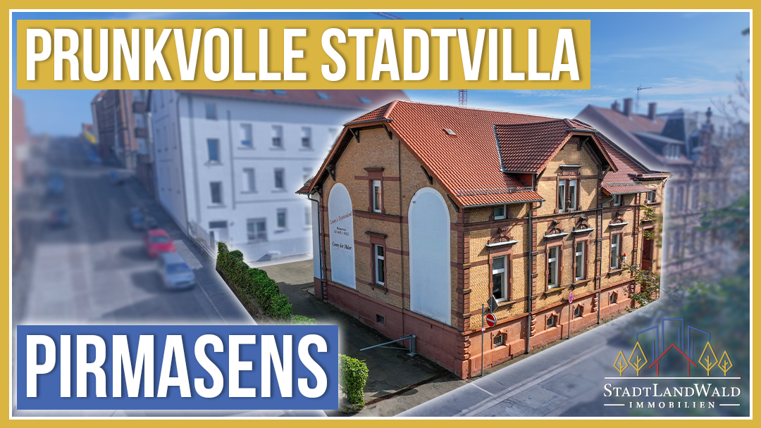 Jugendstilvilla in Pirmasens-Ruhbank mit zwei Wohneinheiten, Garage und Potenzial – attraktive Kapitalanlage.