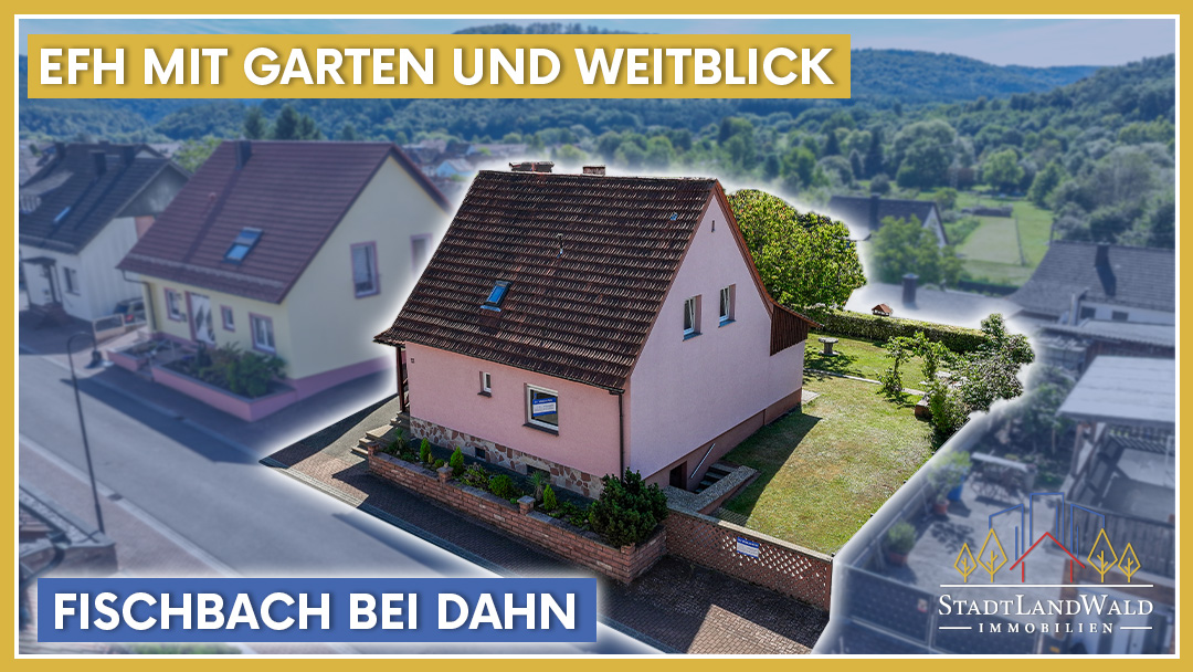 Ruhig gelegenes Einfamilienhaus mit Garten und Weitblick zum Pfälzerwald in Fischbach bei Dahn.