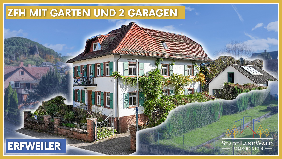 Charmantes Sandsteinhaus mit Garten & Garage in ruhiger Lage von Erfweiler Renoviertes Sandsteinhaus mit großem Garten, Doppelgarage und modernem Innenausbau in Erfweiler