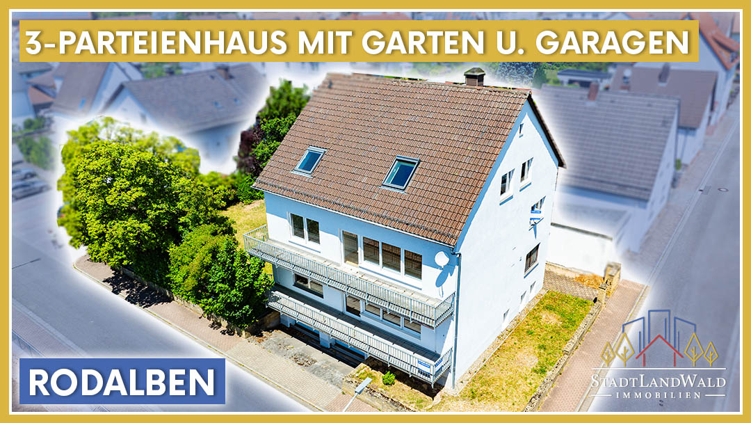Titelbild_iE_MFH_Rodalben, Friedrich-Ebert-Str. 15 Mehrfamilienhaus mit 6 Wohneinheiten und großem Hof in Hinterweidenthal im Pfälzerwald
